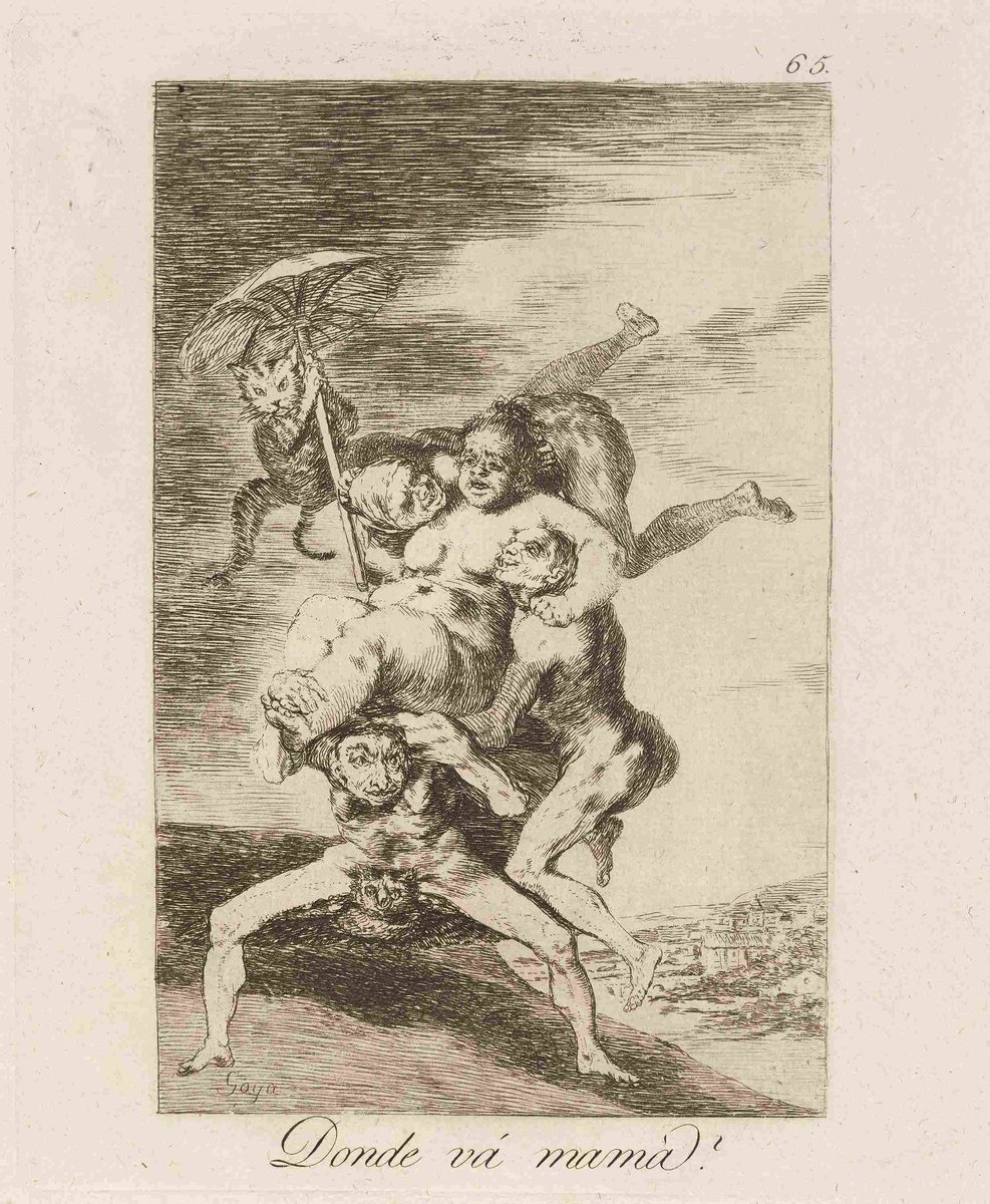 Francisco de Goya, Donde vá mamá (Where is mother going) (1796-1797)