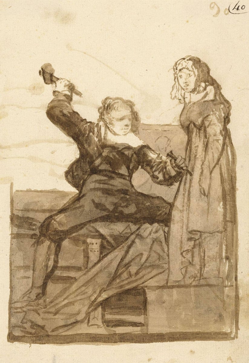 Francisco de Goya, Pygmalion and Galatea (possibly 1812–1820)