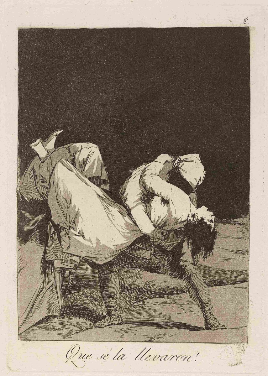 Francisco de Goya, Que se la llevaron! (They carried her off!) (1796-1797)