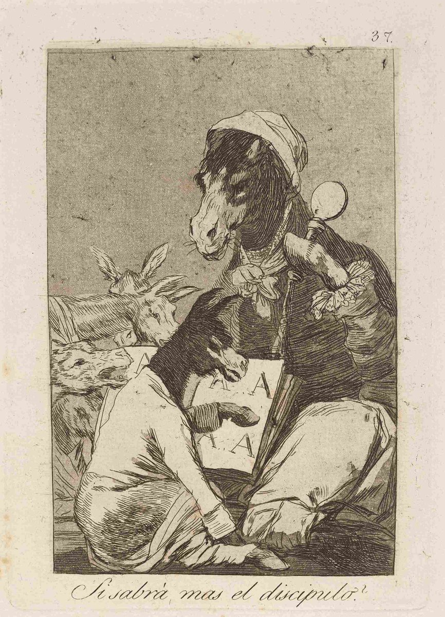Francisco de Goya, Si sabrá mas el discipulo (Might not the pupil know more) (1796-1797)