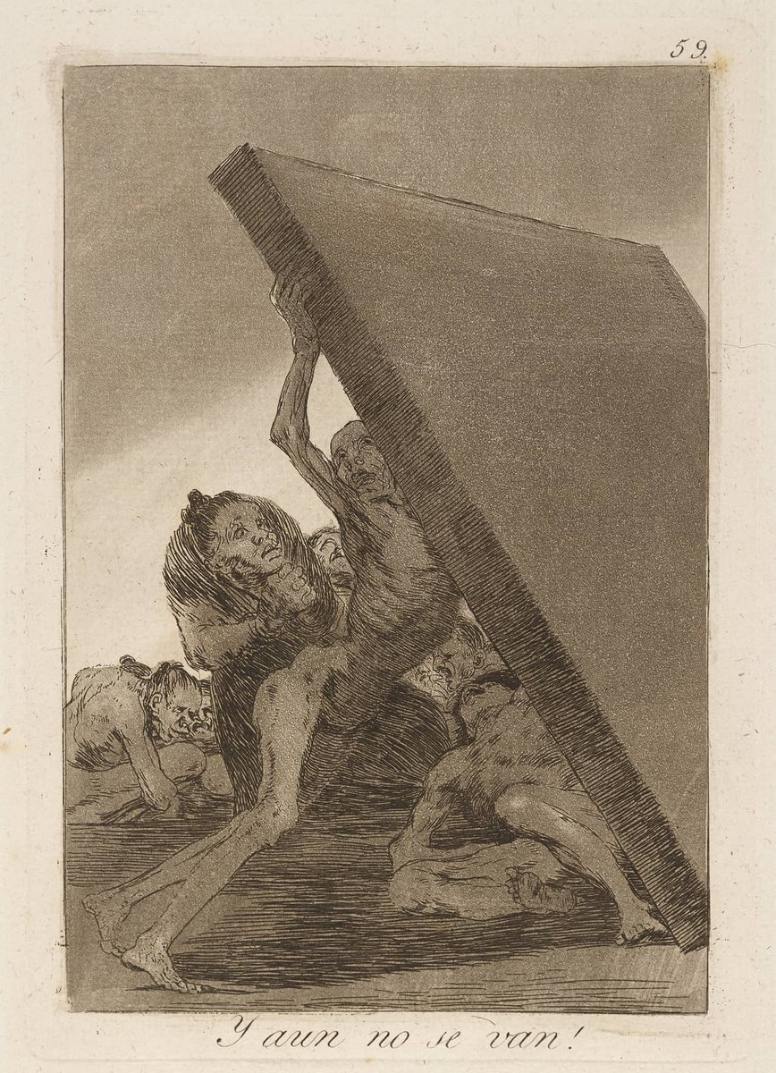 Francisco de Goya, Y aun no se van! (And still they don’t go!) (1796-1797)