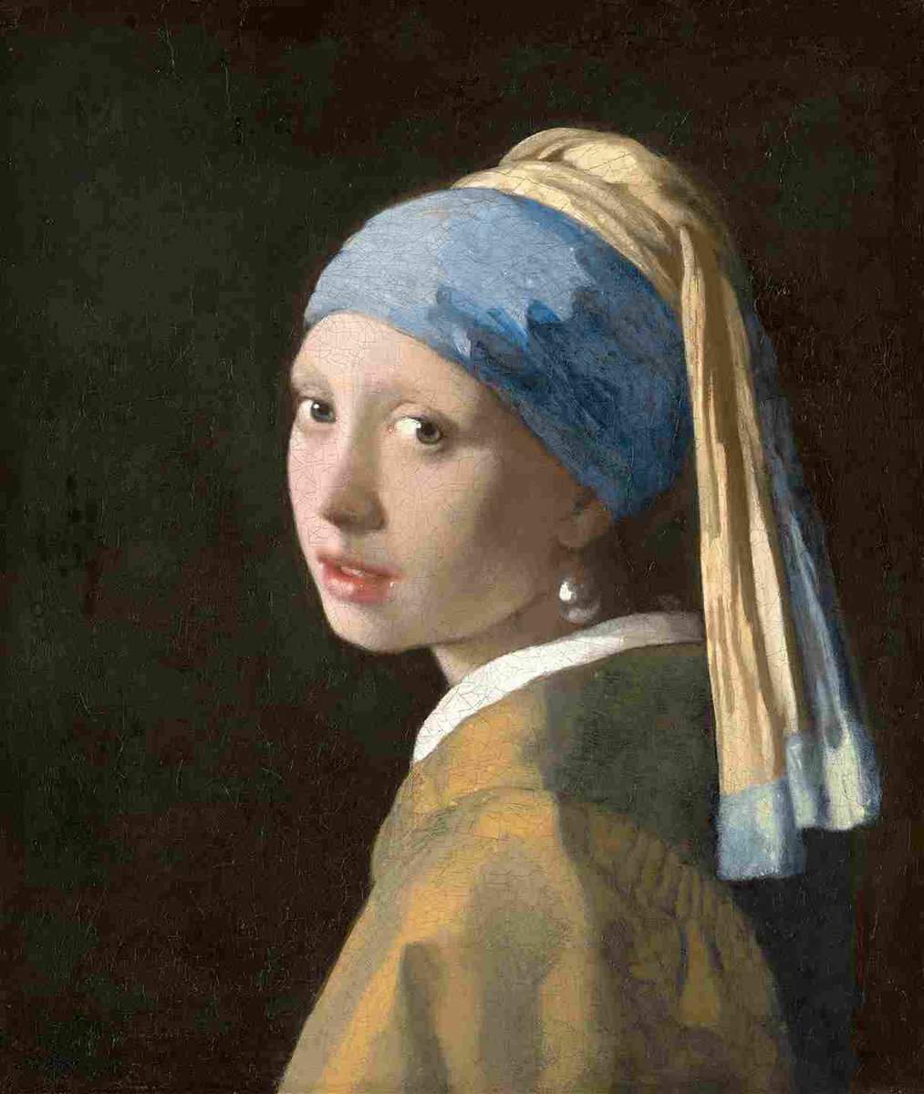 约翰内斯-维米尔《戴珍珠耳环的少女》（约 1665 年）-1