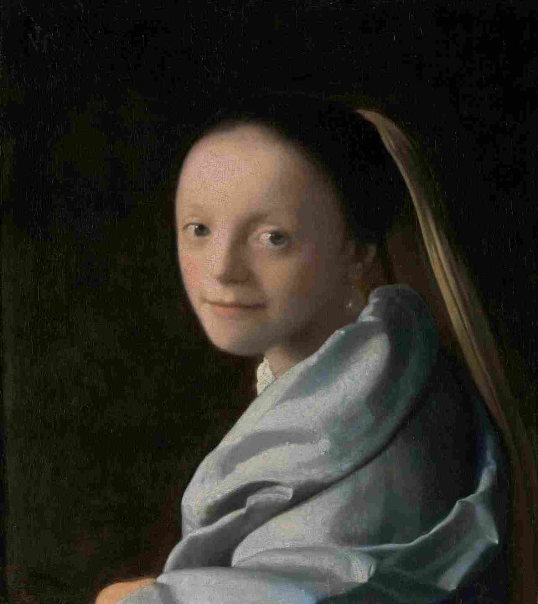 约翰内斯-维米尔《年轻女子的研究》（约 1665-67 年）-1