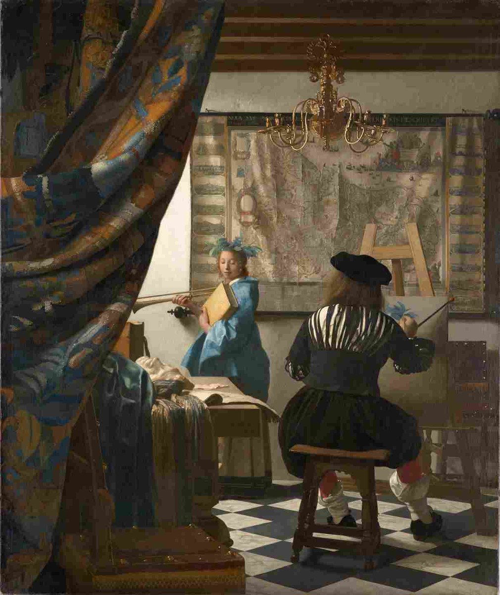 Johannes Vermeer El arte de la pintura