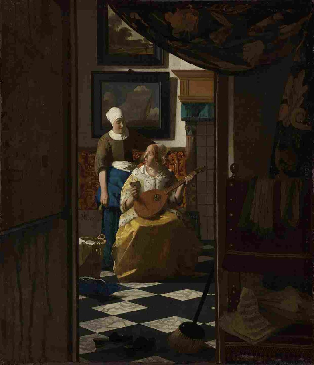 Johannes Vermeer The Love Letter (1669 -  1670)