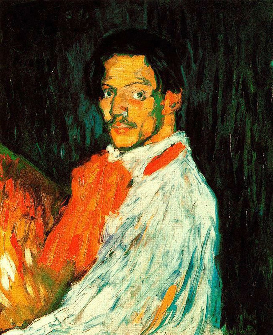 Picasso 1901 Self-Portrait 73x60cm